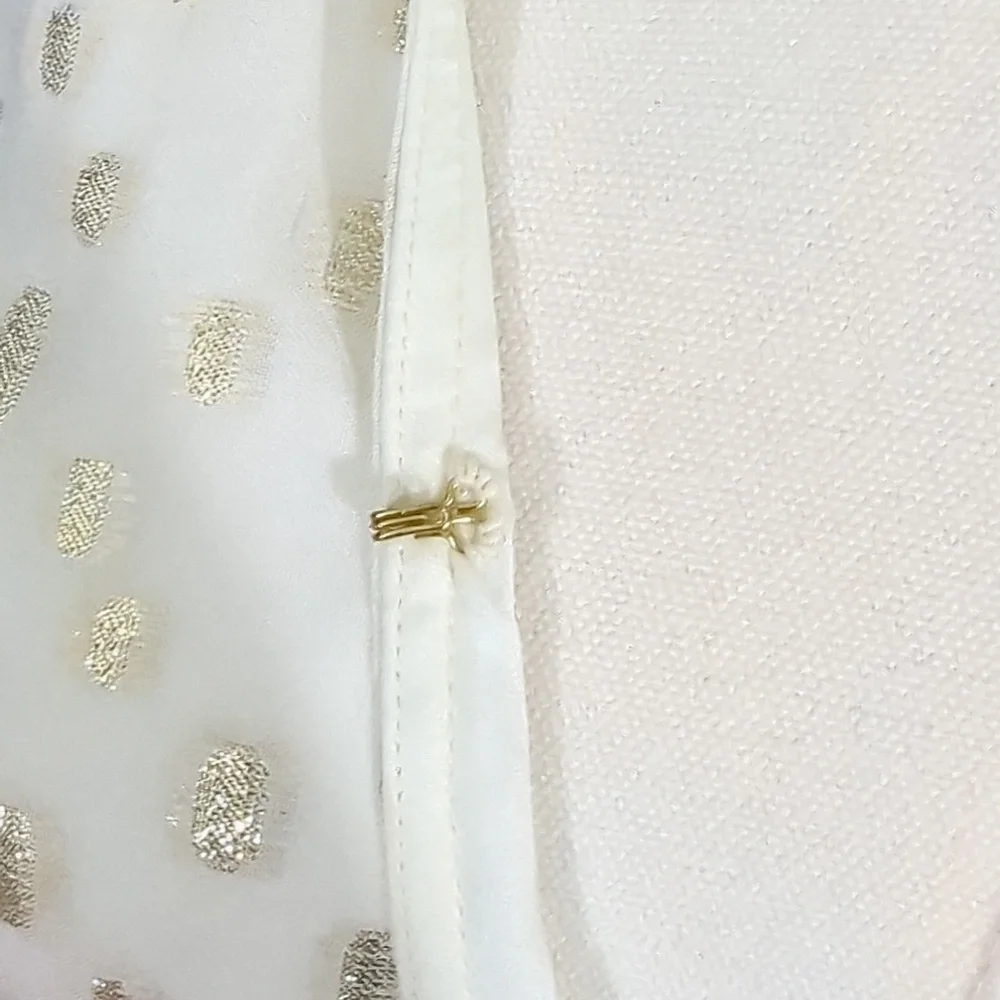 Lilly Pulitzer Christiana Midi Cream Long Sleeve Bishop V-Neck Dress Size 2 - Picture 3 of 12